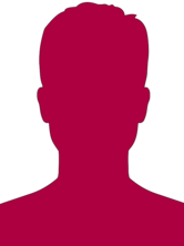 Platzhalter bild in rot und weiß, Umriss einer Person